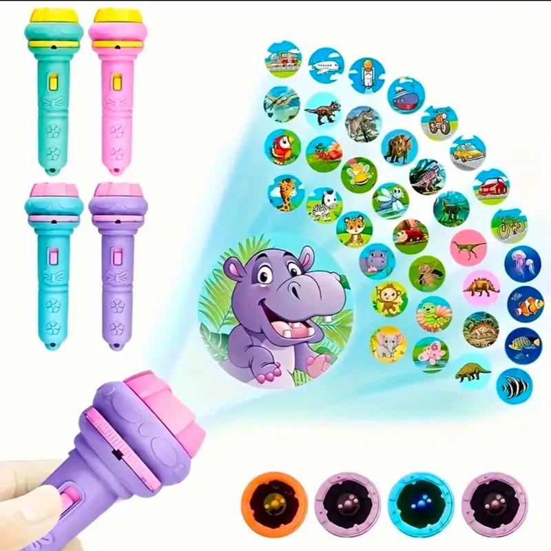 Fun Projection Flashlight with 32 Patterns and 4 Cards for Ages 3-12 #tiktok Gift for Christmas 1
