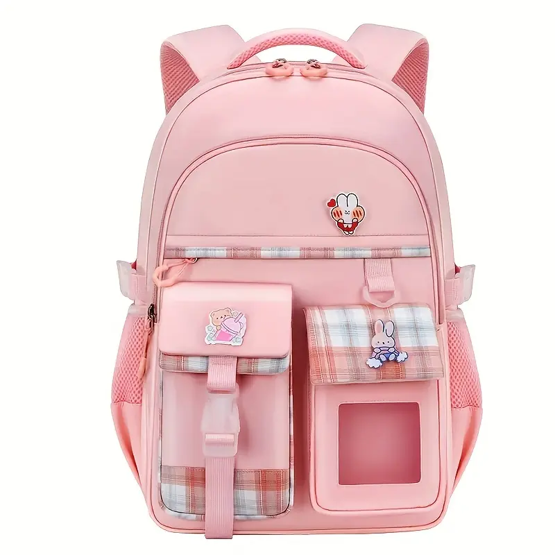 Primary Schoolbag Children's Backpack Girl School Bag Ultra-light Ridge Girls' Backpack For School Opens, Ideal choice for Gifts