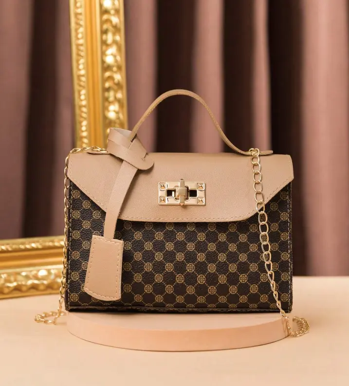 Fashionable Women's Multi-Use Mini Crossbody Bag - Elegant Coffee Brown PU Leather Square Bag, Cheap cute Handbag For Women vintage bags, Summer fashion Bag 👜 💫