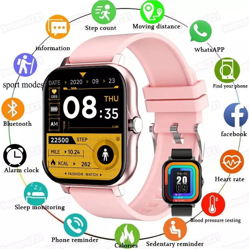 Smart Watch Men Women Ladies Watches Fitness Tracker for Android iPhone Samsung