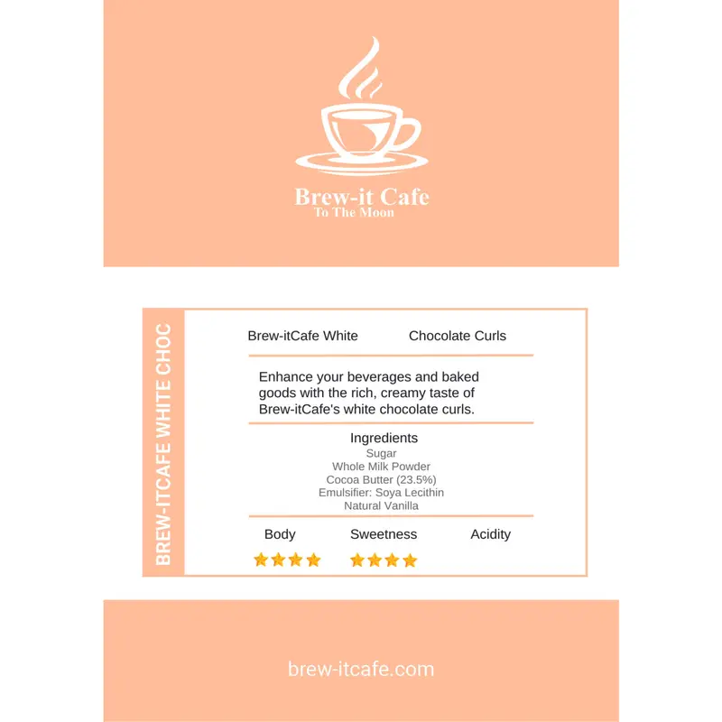 Brew-itCafe Drops (WHITE): Indulge in Luxurious Flavour 1