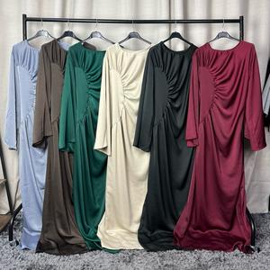 Women’s Satin Waist Detail Dress - Casual, One Size 6-14, 148cm - Womenswear FBS 179 Comfortable Fit