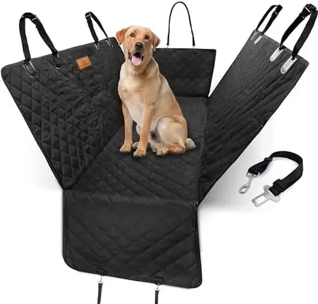 Pet Car Seat Cover for Dogs & Cats – Waterproof Hammock, Protector & Bench Cover | Universal Fit for Cars, SUVs & Trucks | Scratchproof, Nonslip & Easy to Clean
