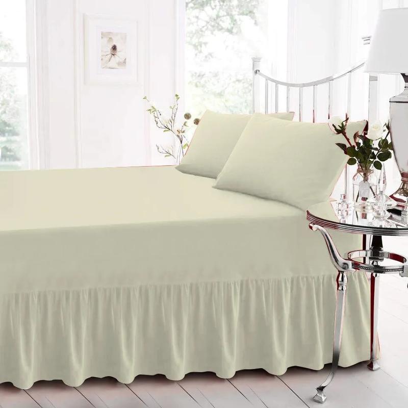 Extra Deep Fitted Valance Sheet Bed Sheets Single Double King Super King Size in Multiple Colors And Multiple Sizes ( Single, Double, King, Super King ) With Free Shipping and Free Return, Long lasting Quality fitted sheet deep fitted pillow  cases 6