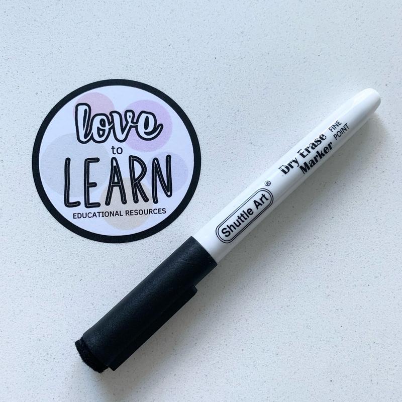 Spelling Chart & Dry Wipe Pen 2