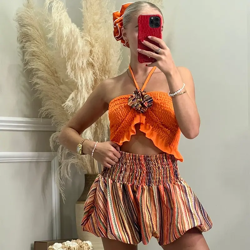 HALLIE puff RaRa skirt set Womenswear 1