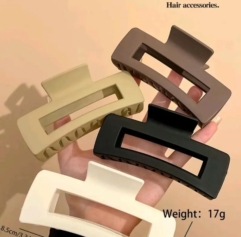 Hair Claw Clips ( Set Of 4 ) - Non Slip Strong Hold for any type of Hair. 1