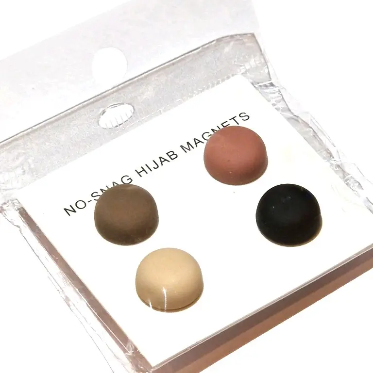 Magnetic hijab pins