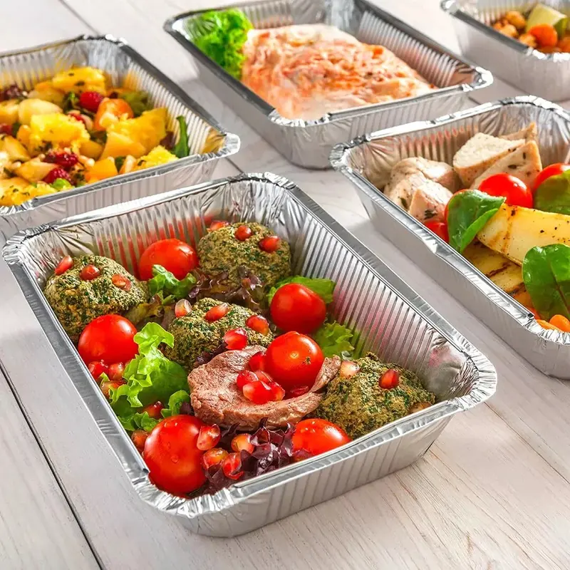 7 x Four Seasons Disposable Aluminium Foil Roasting Trays for Baking Cooking Oven Dish - Kitchen Utensils 2