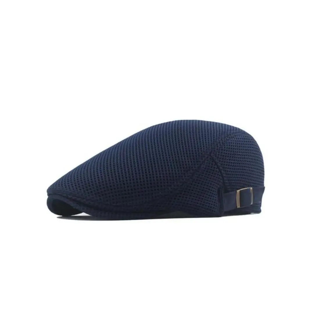Casual Plain Mesh Beret, Simple Outdoor Sports Adjustable Strap Sun Protection Cap for Men & Women, Simple Style Plain Color Casual Hat for Daily Wear  Hats for Women