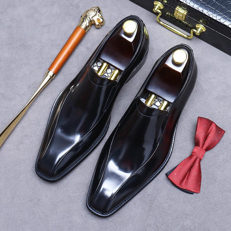 Product Introduction of Business Formal Wear Shoes Cowhide Men's Office Shoes 9