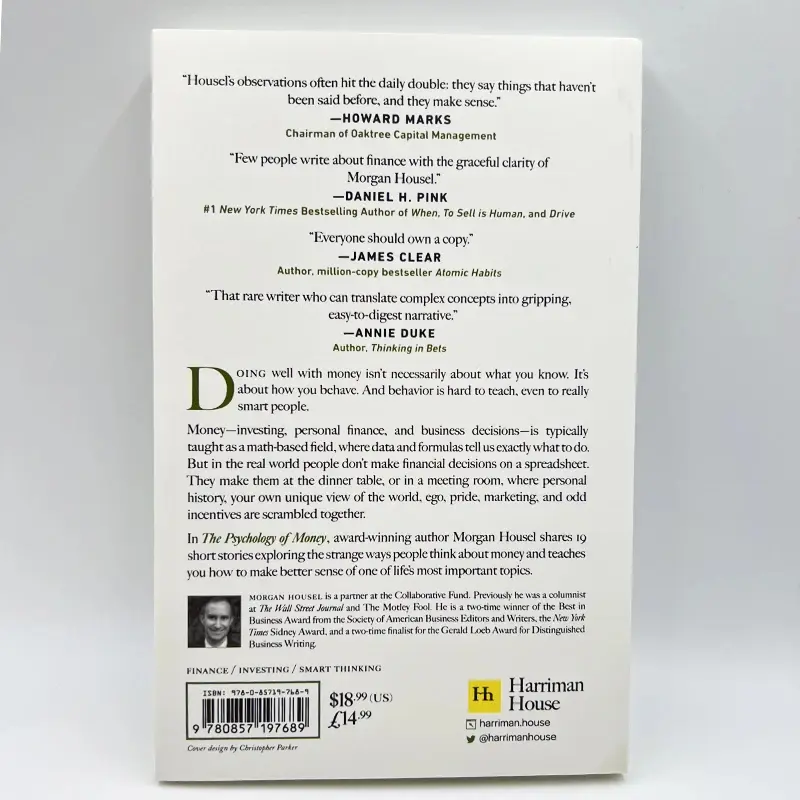 English Version The Psychology of Money: Timeless Lessons on Wealth, Greed, and Happiness Finance Books for Adult 6