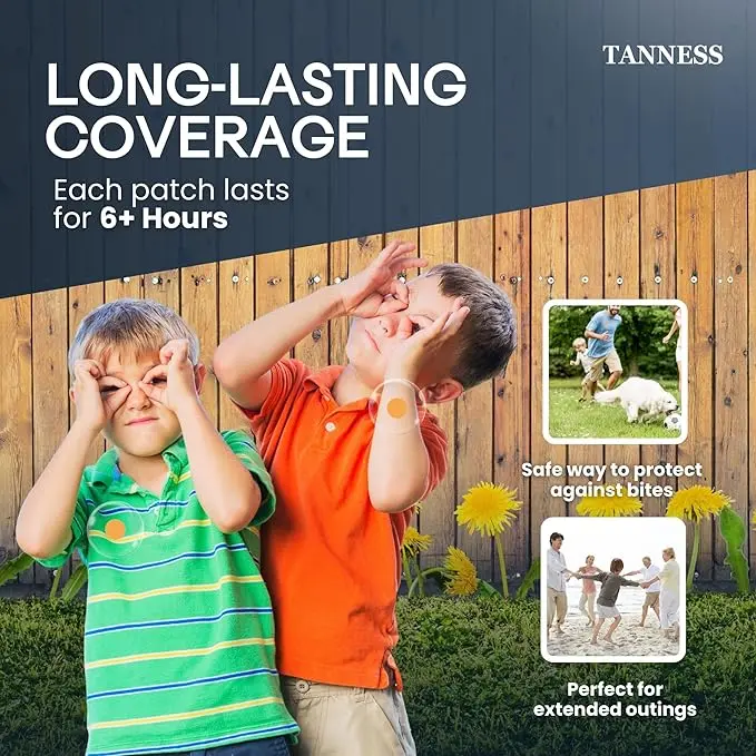 Tanness 120x Mosquito Patches - Natural Insect Repellent, Designed to Repel All Types of Mosquito, Midge & Insects 4