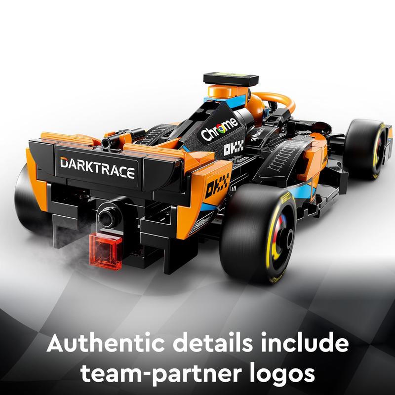 LEGO Speed Champions 2023 McLaren Formula 1 Race Car Toy for 9 Plus Year Old Kids, Boys & Girls who Love Independent Play, Buildable Vehicle Model Set, Kids' Bedroom Decoration, Birthday Gift 76919 4