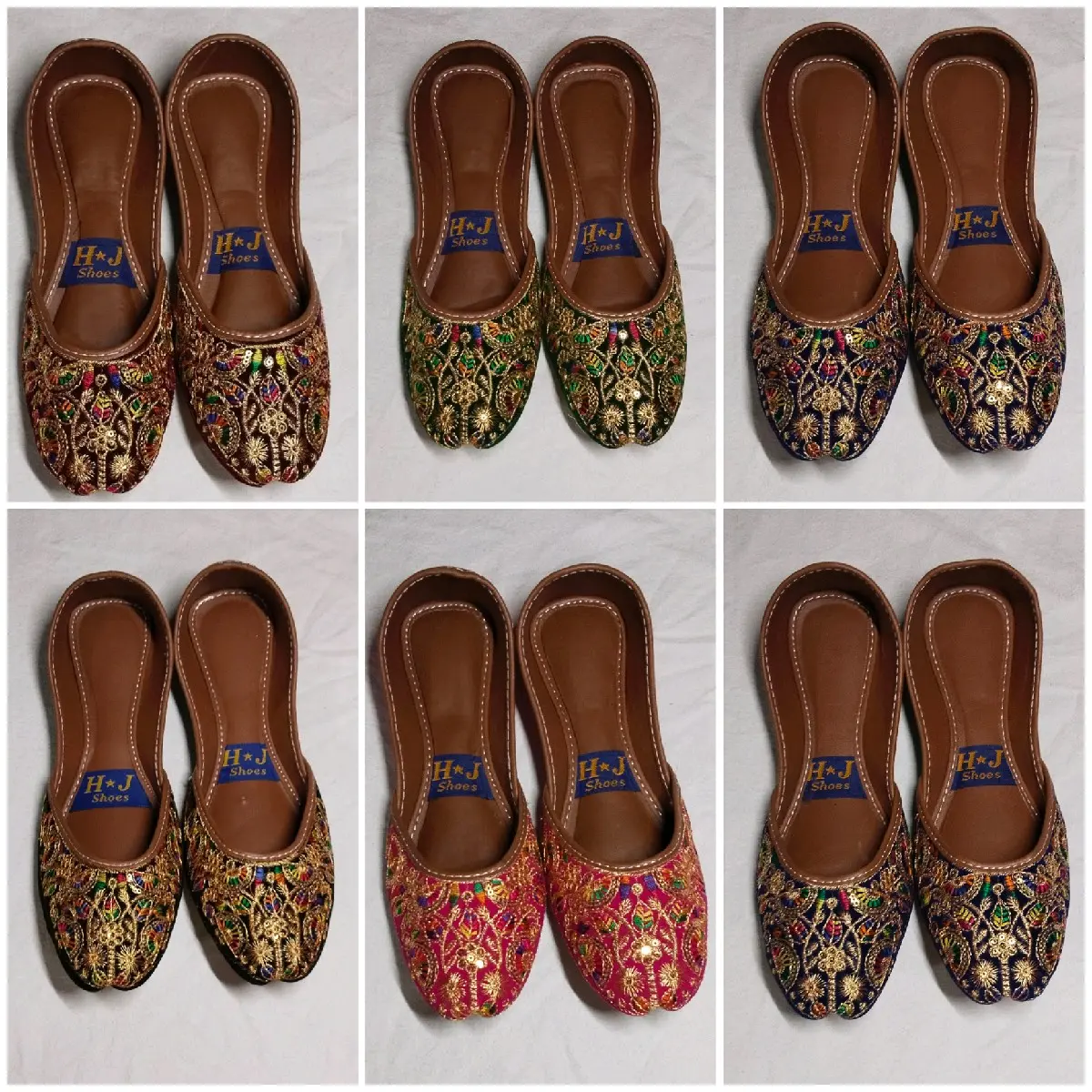 ladies khussa shoes comfortable wear cushion padded sold embroidery design