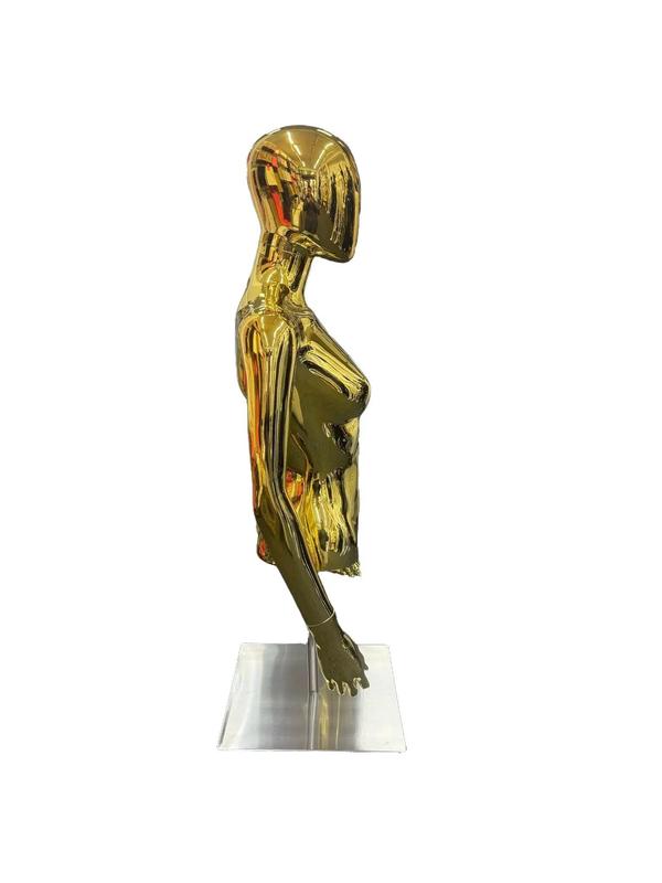 Female Half Body with Arms and Metal Stand - 74cm Height, Gold and White Colour available - UK Stock 1
