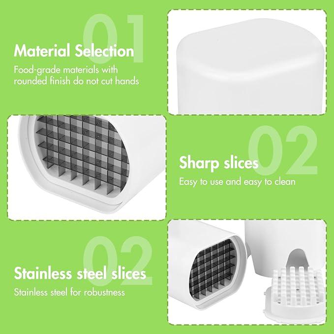 Potato Chopper Chipper Vegetable Cutter French Fries Maker Slicer Kitchen Tool 8
