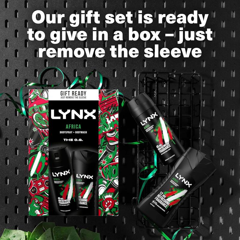Africa The O.G. Duo Deodorant Gift Set Body Wash & Body Spray perfect for his daily routine 2 piece Body Care Scent 3