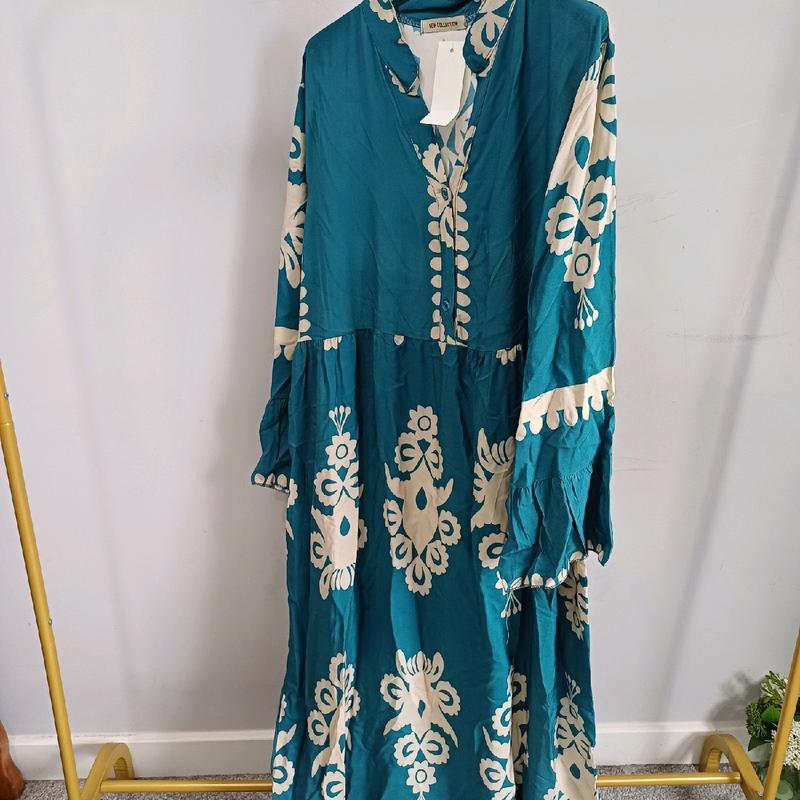 linen cotton long dress size8/16 Formal 6