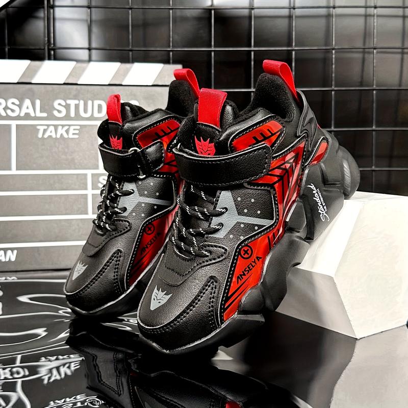 Product Introduction of New Fashionable Boys' Sports Shoes Waterproof, Anti slip, Wear resistant Children'S Running Shoes Outdoor Basketball Shoes Middle and Big Children'S Running Shoes 3