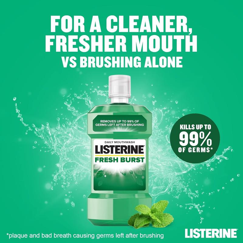 Listerine Fresh Burst Mouthwash (250ml Bottle) (250ml x 6) Pack 6 Oral Daily Gentle ms drwikey  toothpaste 2
