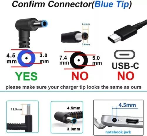 For HP Laptop/PC Charger AC Adapter Power Supply + Cable Cord 45W 65W 90W 5