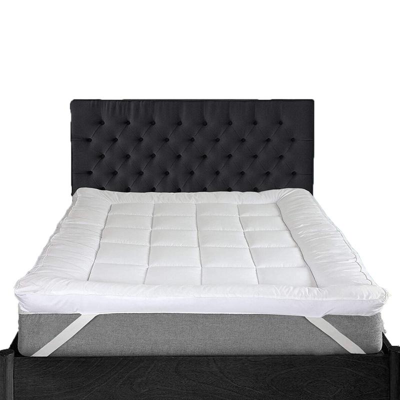 Mattress Topper 4 inch Thick 10cm Hotel Quality Luxury All Sizes Single Double King and Super King Cotton Washable 0