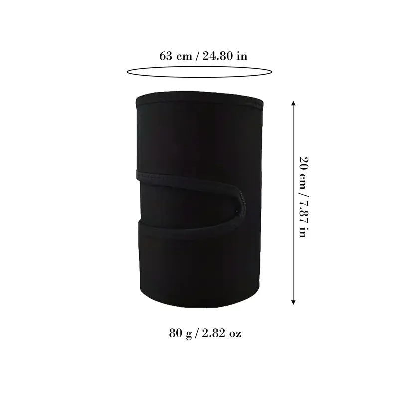 2pcs Shape Your Thighs Instantly With Sports Leg Sleeve, Black Leg Shaping Band, Sports Thigh Sleeves - Enhance Your Workout With Sweat. 4