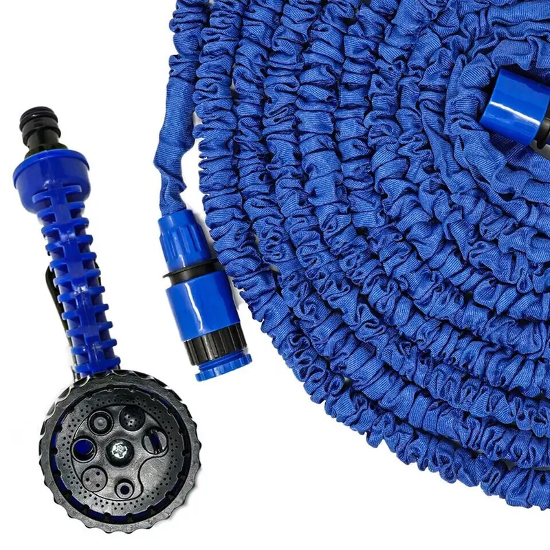 Expandable Garden Hose Pipe Anti Kink with 7 Function Water Spray Gun - Magic Hose 7