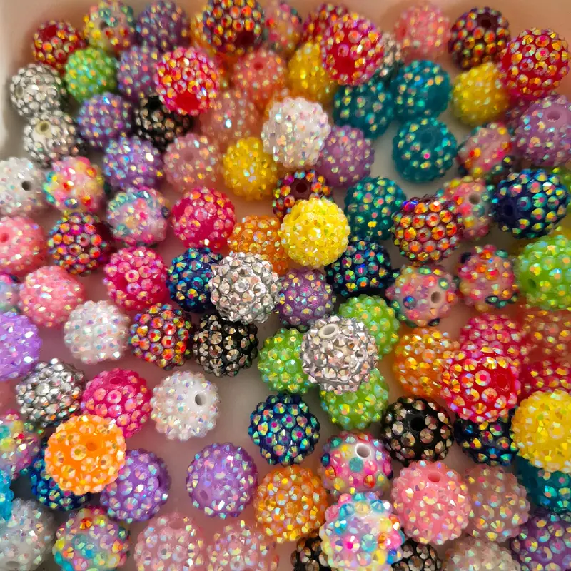 rhinestone beads (5 in a pack) 0