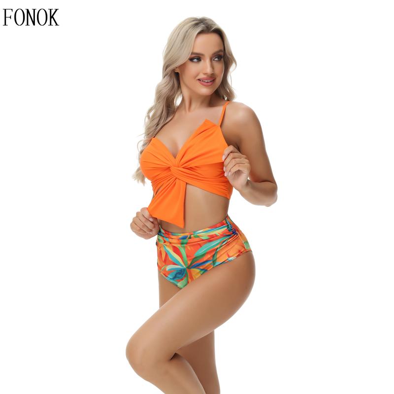 Women's Swimwear,2025 Summer New Seaside Vacation Bikini Set,  Bow Element Underwear Set 5