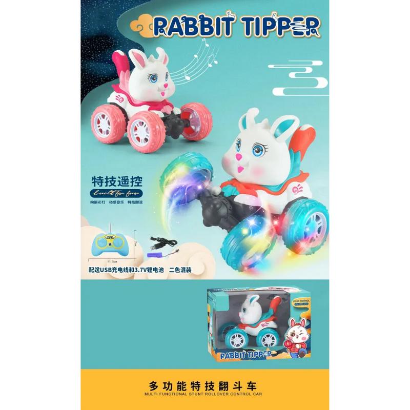 Rally Rabbits 360 Degree Roll Stunt Remote Control Car With Sound & Lights 1
