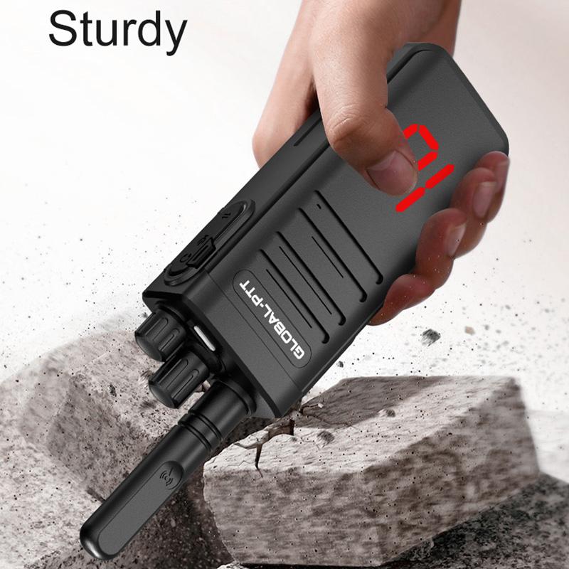 2 PCS global-ptt G5 professional 4G POC global walkietalkie 16CH two way radio commutator long range 6
