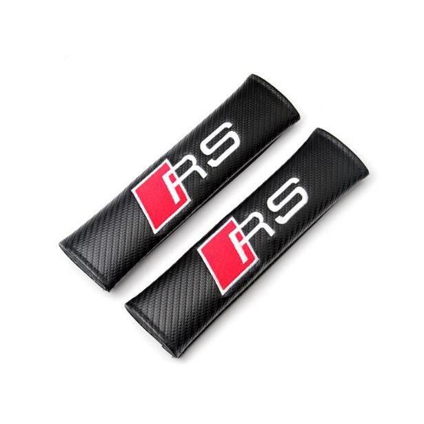 2x Car Seat Belt Cover Shoulder Protector Cushion Pad Auto Accessories For Audi S line A3 8p 8v 8l A4 b8 b6 b9 A6 c7 A5 Q5 Q3 A1 Q7 8