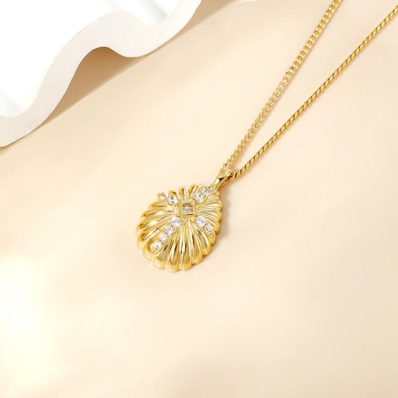 sterling silver golden oval with cross 1