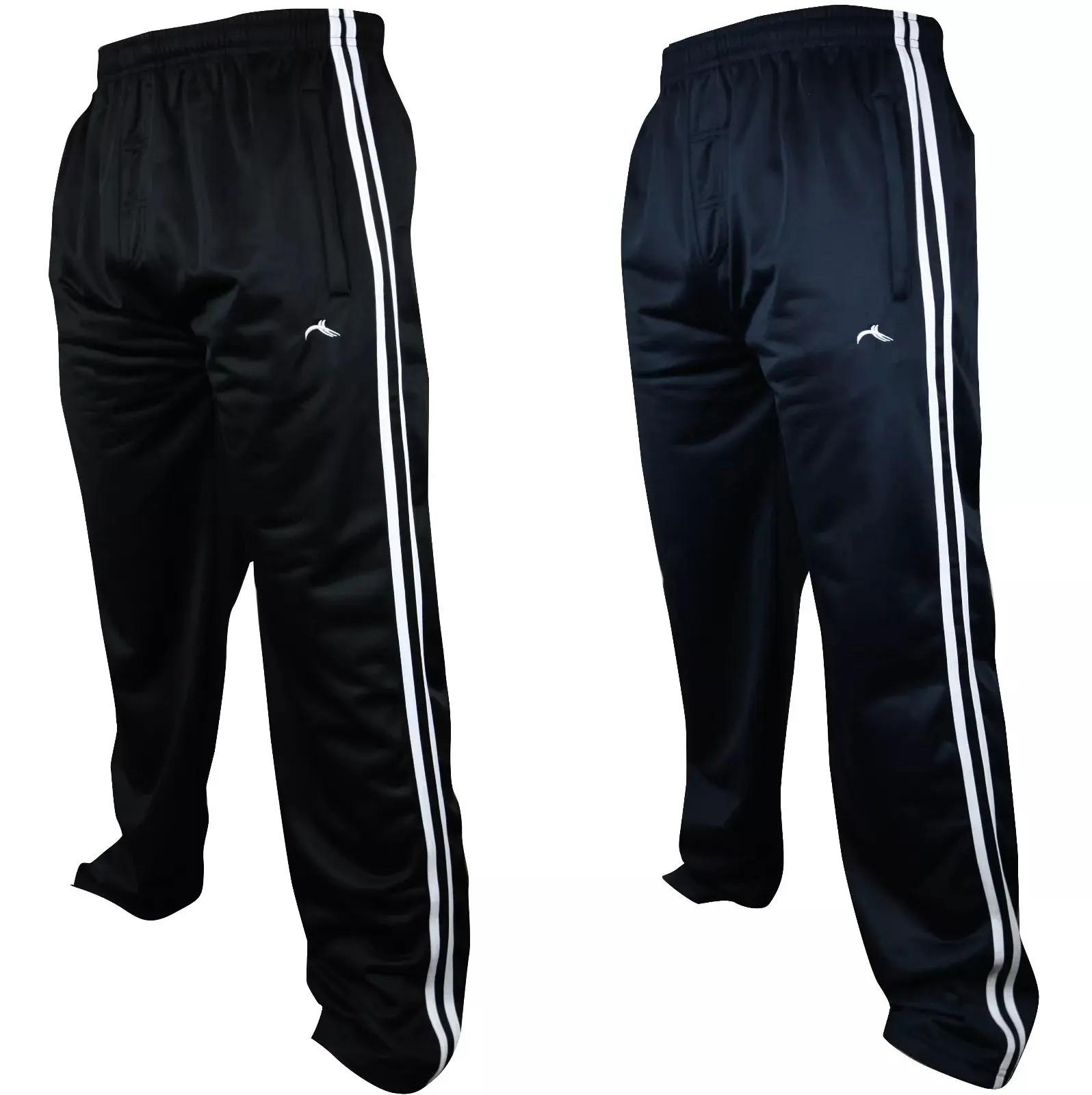 MENS TRACKSUIT BOTTOMS SILKY JOGGERS JOGGING STRIPED GYM SPORTS PANTS TROUSERS Fabric Plain Casual Hem Pockets Underwear Human plush men