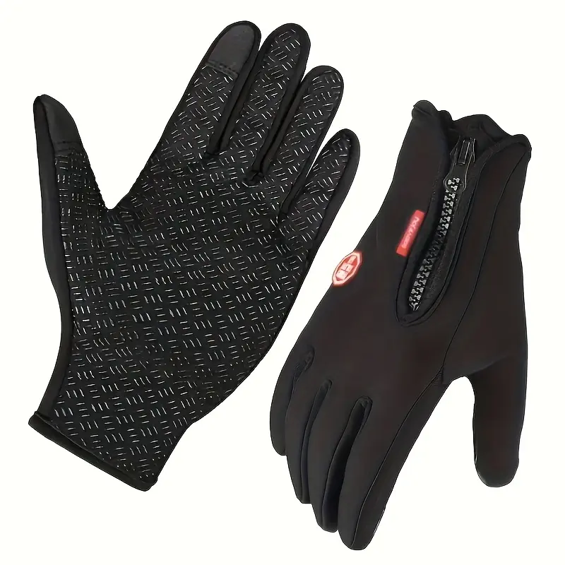 1 Pair Premium Winter Gloves - Waterproof, Windproof, Thermal Insulation, Touchscreen Compatible, and Anti-Slip - Ideal for Outdoor Activities, Skiing, Snowboarding, and Gift Giving 2