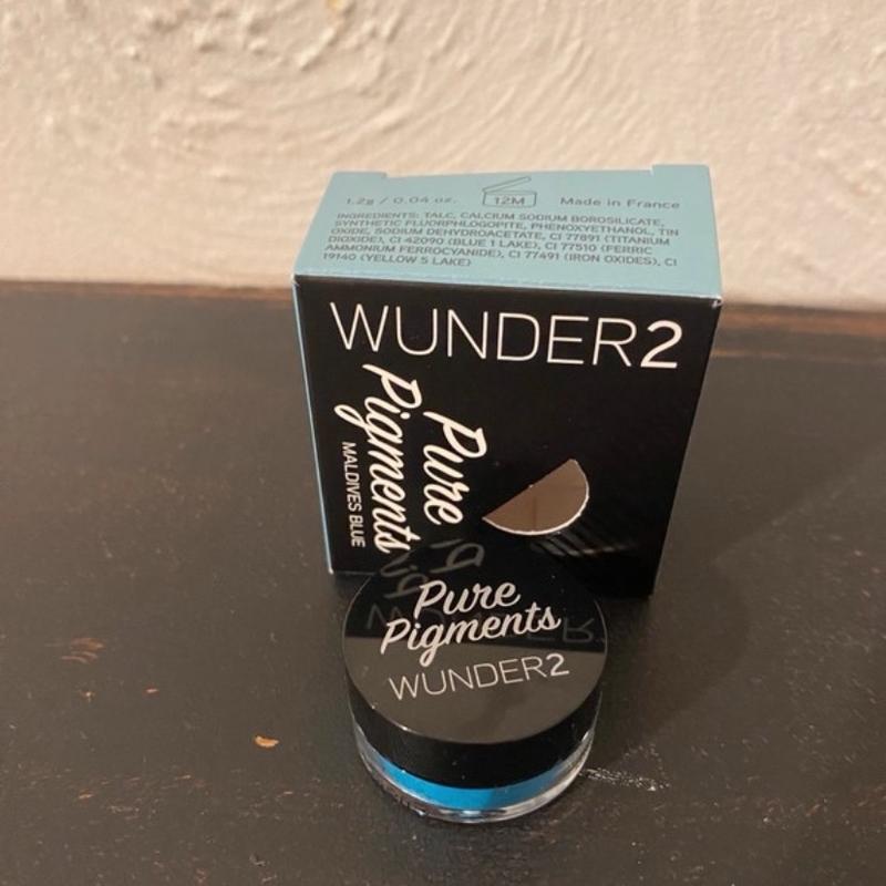 WUNDER2 Pure Pigments MALDIVES BLUE 1.2g - Cosmetic Makeup Pigment 3