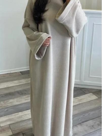 EMMA Curdoroy Maxi Dress minimum height 5ft3 One size 8-16 Women Comfort Casual Womenswear dresses  women 4