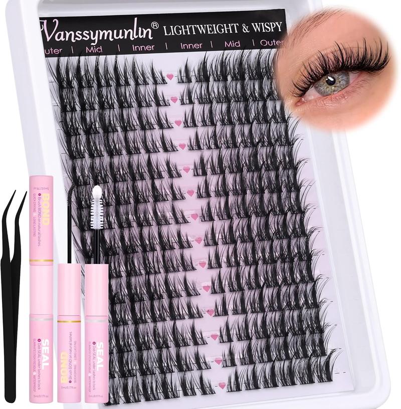 Product Introduction of Wispy Cluster Lashes Kit Spiky Eyelash Extension Kit 168Pcs Manga Lashes Individual Cluster Kit Natural Lash Clusters Kit Cat Eye Eyelashes Individual Kit... 0