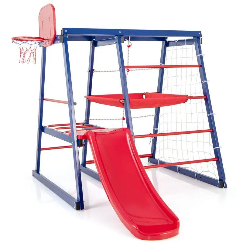 COSTWAY 7 In 1 Kids Jungle Gym Set for Toddlers Ages 3-7 2
