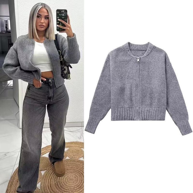Sweater Cardigan for Women jacket tricots Coat Knit Outerwears Autumn Winter 2024 Woman Fashion Knitwears CardiganFashion 3