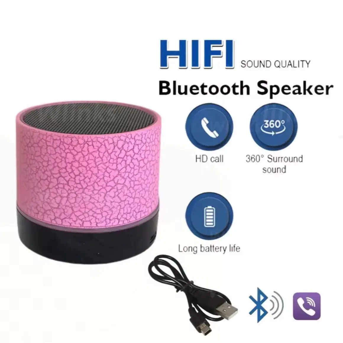 Portable Mini Bluetooth Speaker for Smartphones and Audio Devices