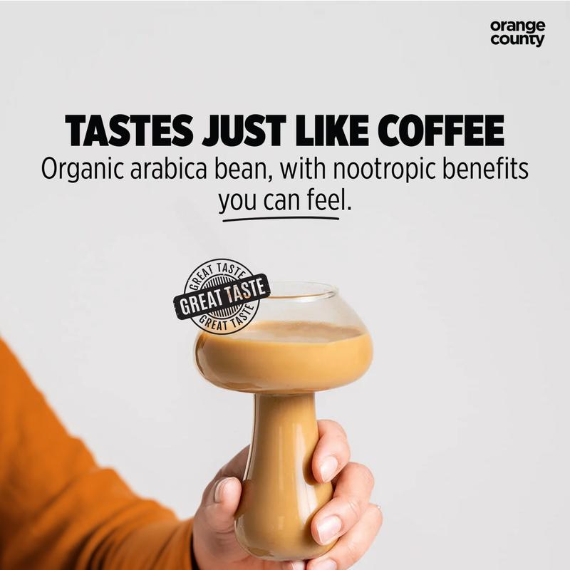 Orange County (Sample Size) Focus & Energy BRAIN FOOD | Mushroom Coffee Supplement brain health sugar free 1
