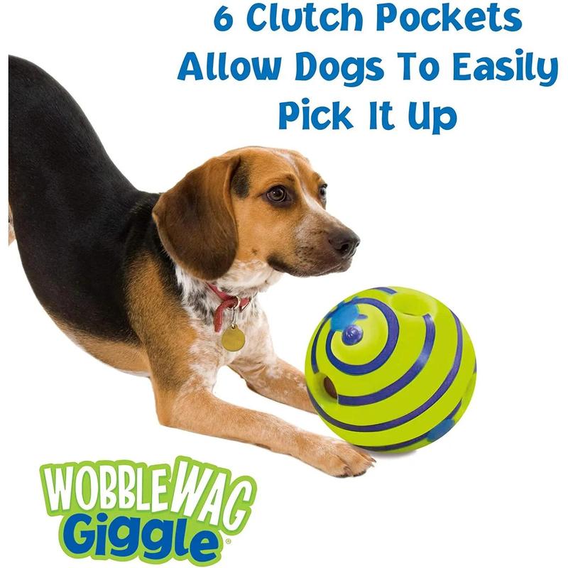Wobble Wag Giggle Glow Ball for Dog Toys - Pet-Safe, No Batteries Needed, Glow in The Dark, Available in Small and Medium Sizes 7