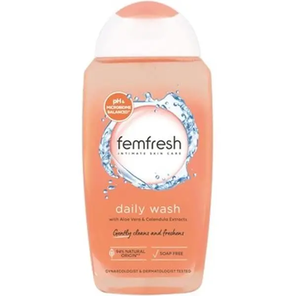 Femfresh Intimate Wash 250ml - Hypoallergenic, Maintains Natural pH Balance - Gentle