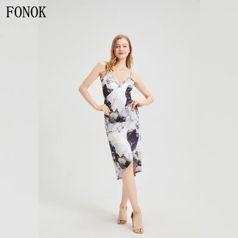 FONOK Spring/Summer Fashion Beach Dress Women Bikini Cover Up Swim Beachwear Long Maxi Wrap Sarong Plus Size Beach Dress 5