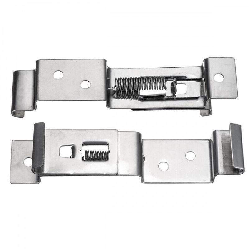 Product Introduction of Trailer Number Plate Clips Holder Spring Loaded Stainless Steel One Pair New UK 15