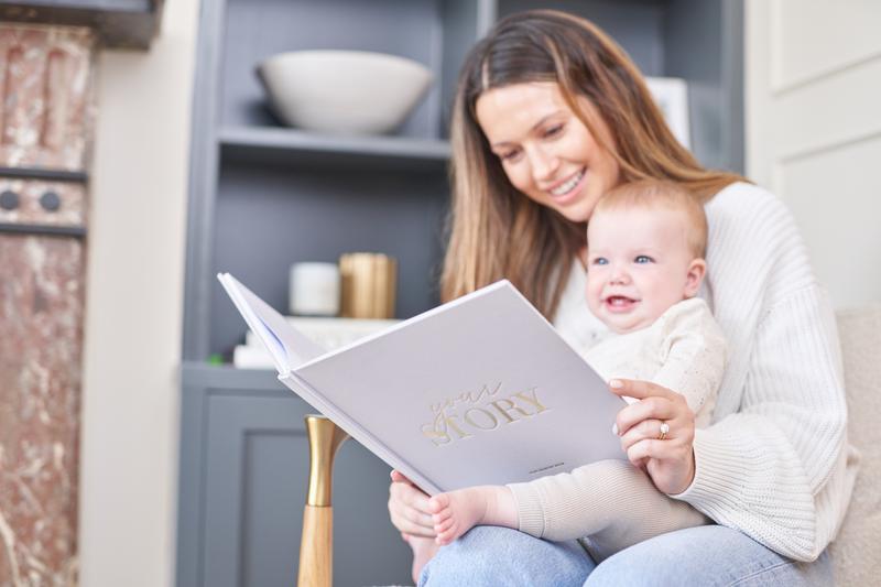 Product Introduction of Baby Memory Book & Photo Album - 132pg Baby Book & Scrapbook for New Mums - For Baby Boys & Girls 13