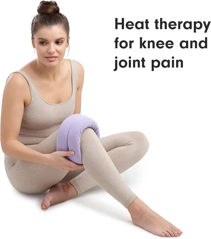 Lavender Body Wrap - Microwavable Wheat Bag - Microwave Heat Pad Soothing Hot Pack - Lilac Fleece 5